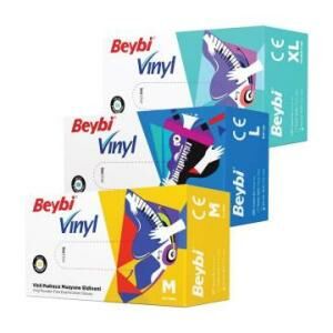Pudrasız Vinil Eldiven Small