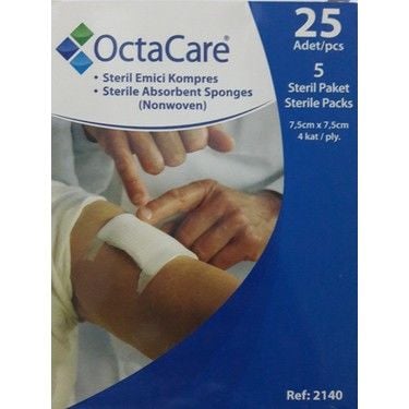Octacare 7,5x7,5 Steril Spanç