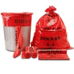 Tıbbi Atık Poşeti 1 Rulo (10 Adet)