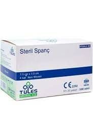 Tules 7,5x7,5 Steril Spanç